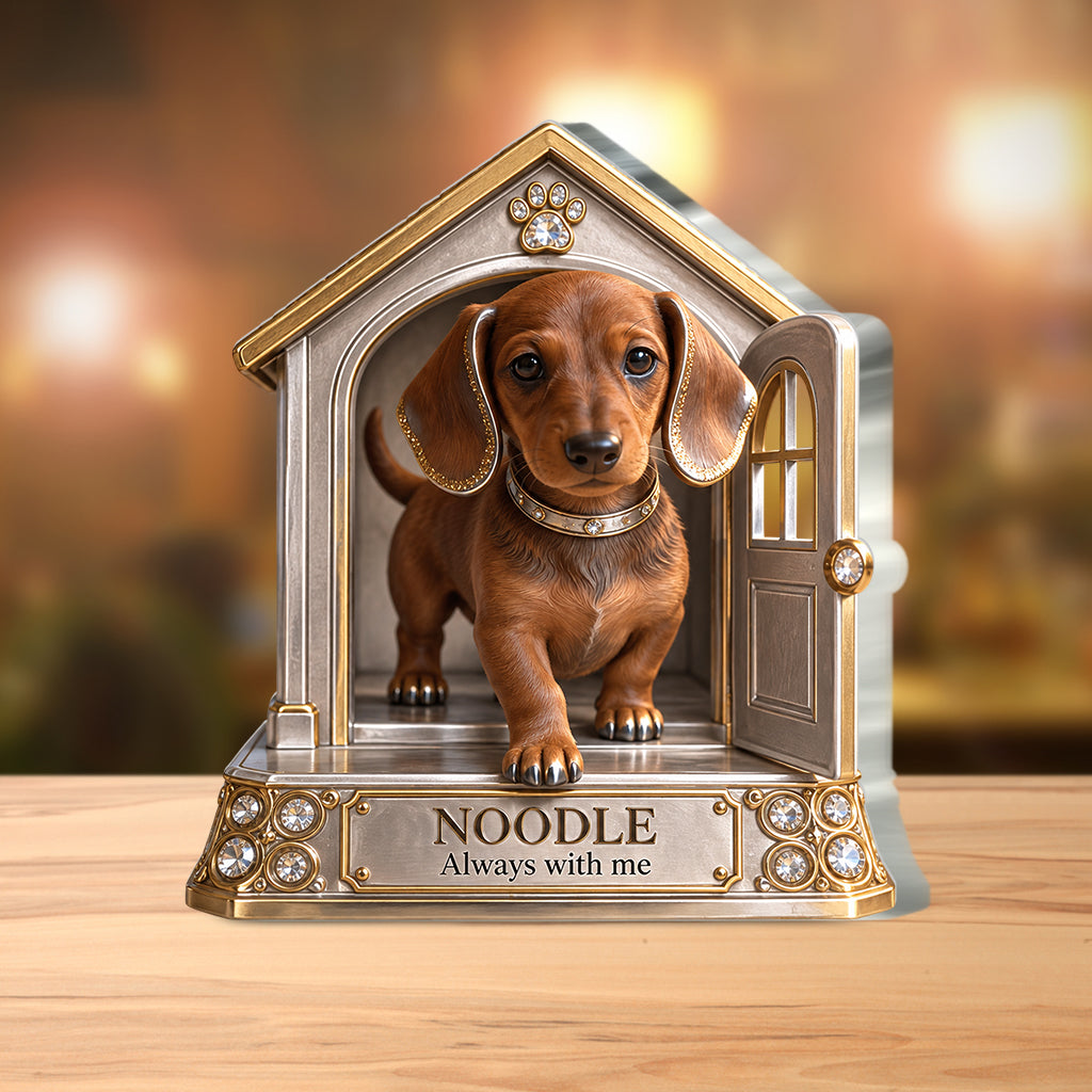 Custom Dog Lover Gift Personalized Pet Portrait Desig, Unique Dog Mom Dad Present for Puppy Owners, Cute Pet Memorial Gift, Personalized Dog Gift - Personalized Dog Custom Shaped Acrylic Plaque