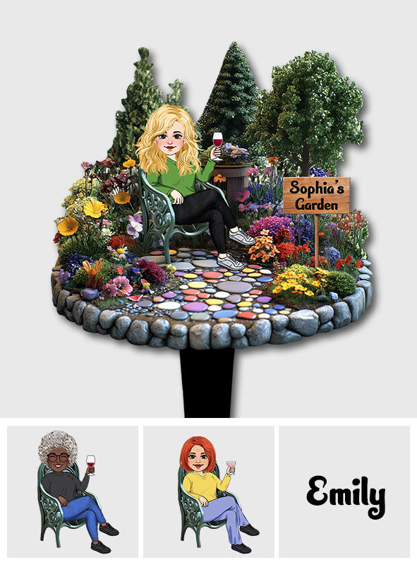 My Garden - Personalized Gardening Acrylic Plaque Stake