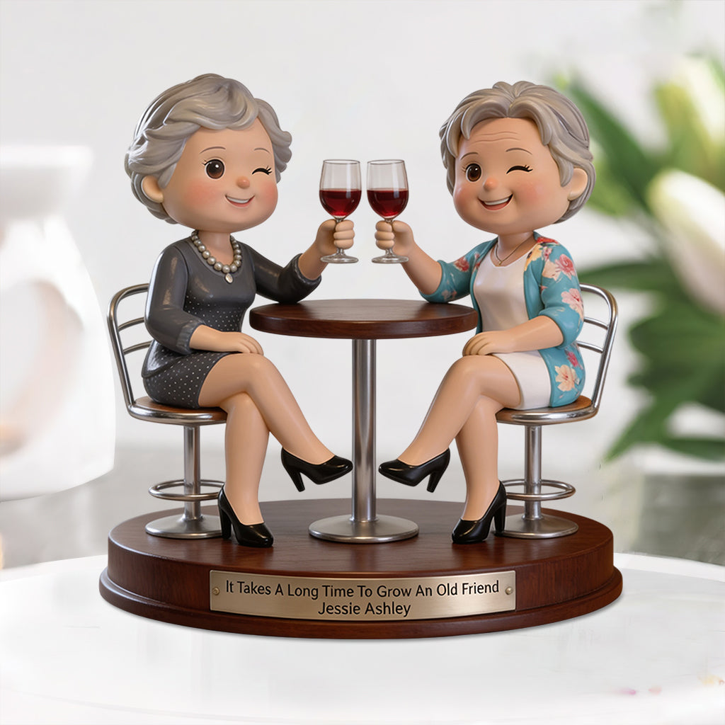 Partners In Crime - Personalized Bestie Custom Shaped Acrylic Plaque