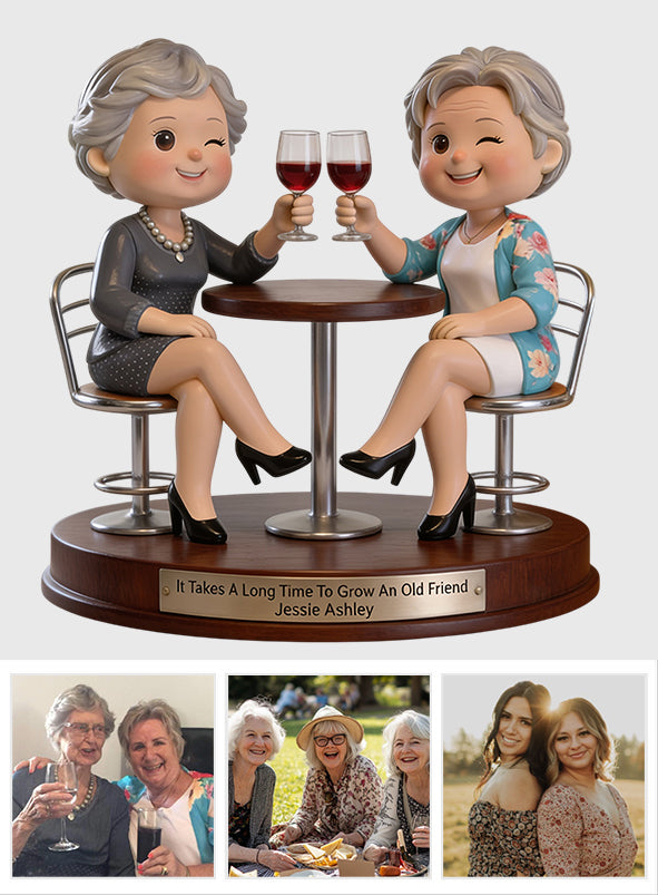 Partners In Crime - Personalized Bestie Custom Shaped Acrylic Plaque