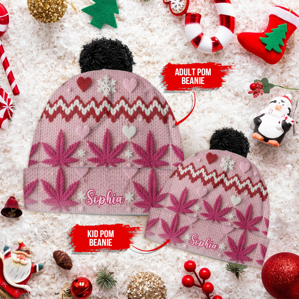 Stunning Leaf - Personalized Weed Beanie Hat