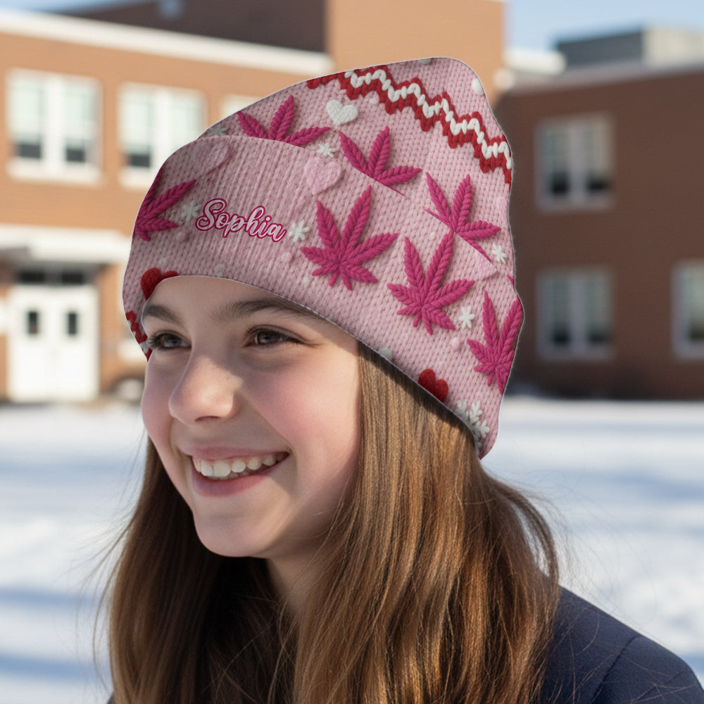 Stunning Leaf - Personalized Weed Beanie Hat