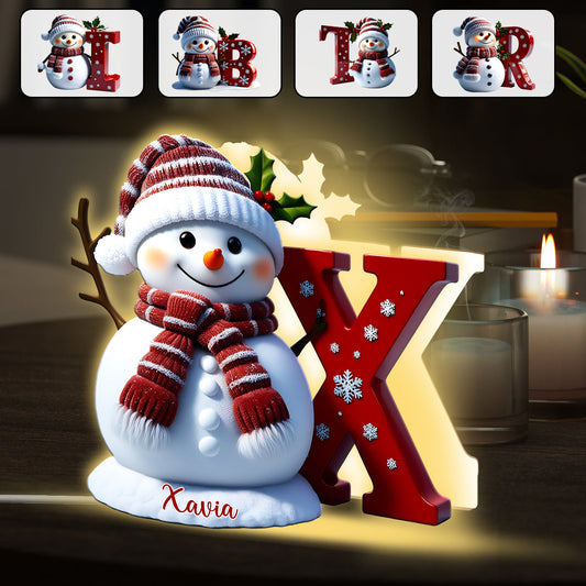 Merry Christmas - Personalized Family Acrylic LED Night Light