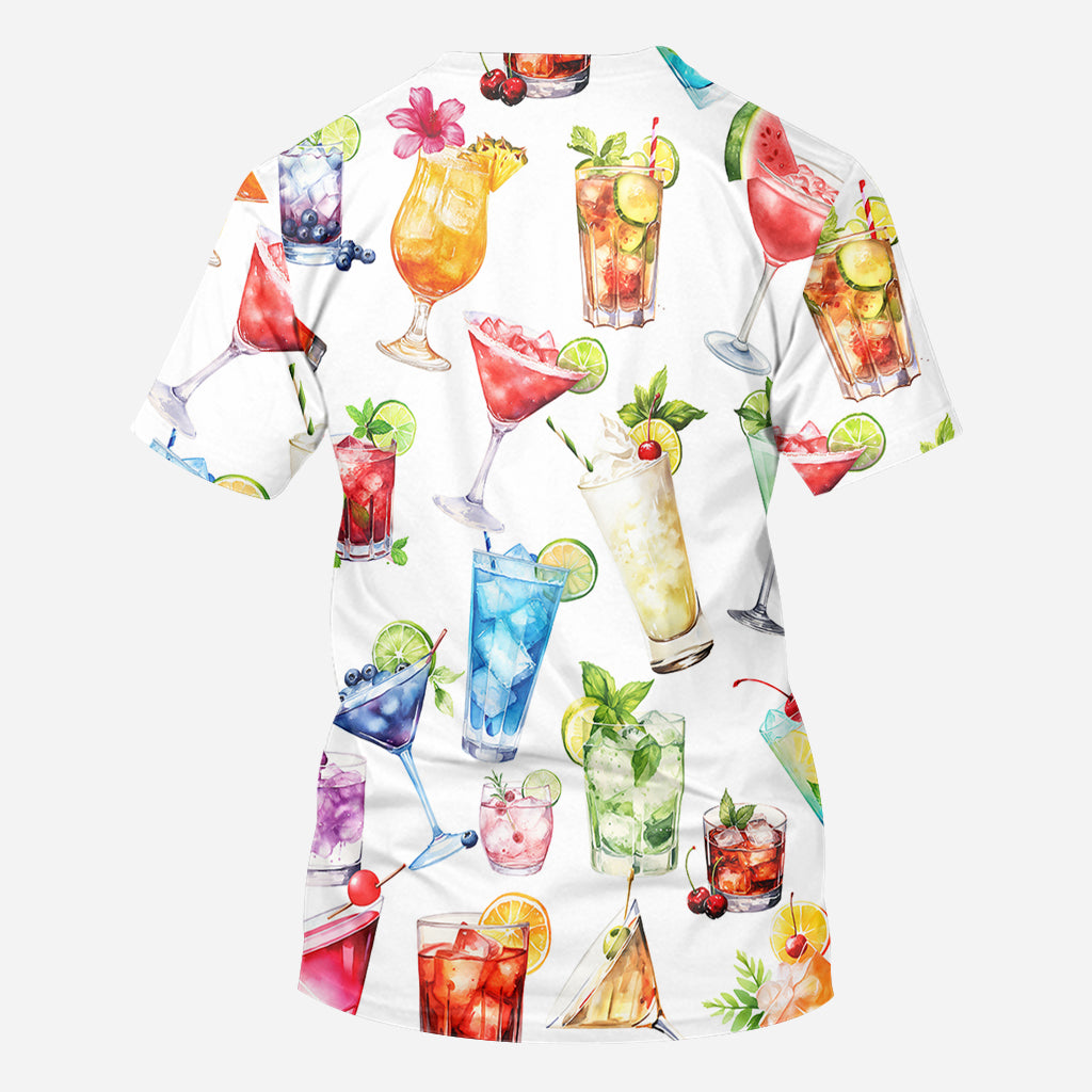 Let's Make Pour Decisions - Personalized Cocktail All Over Shirt