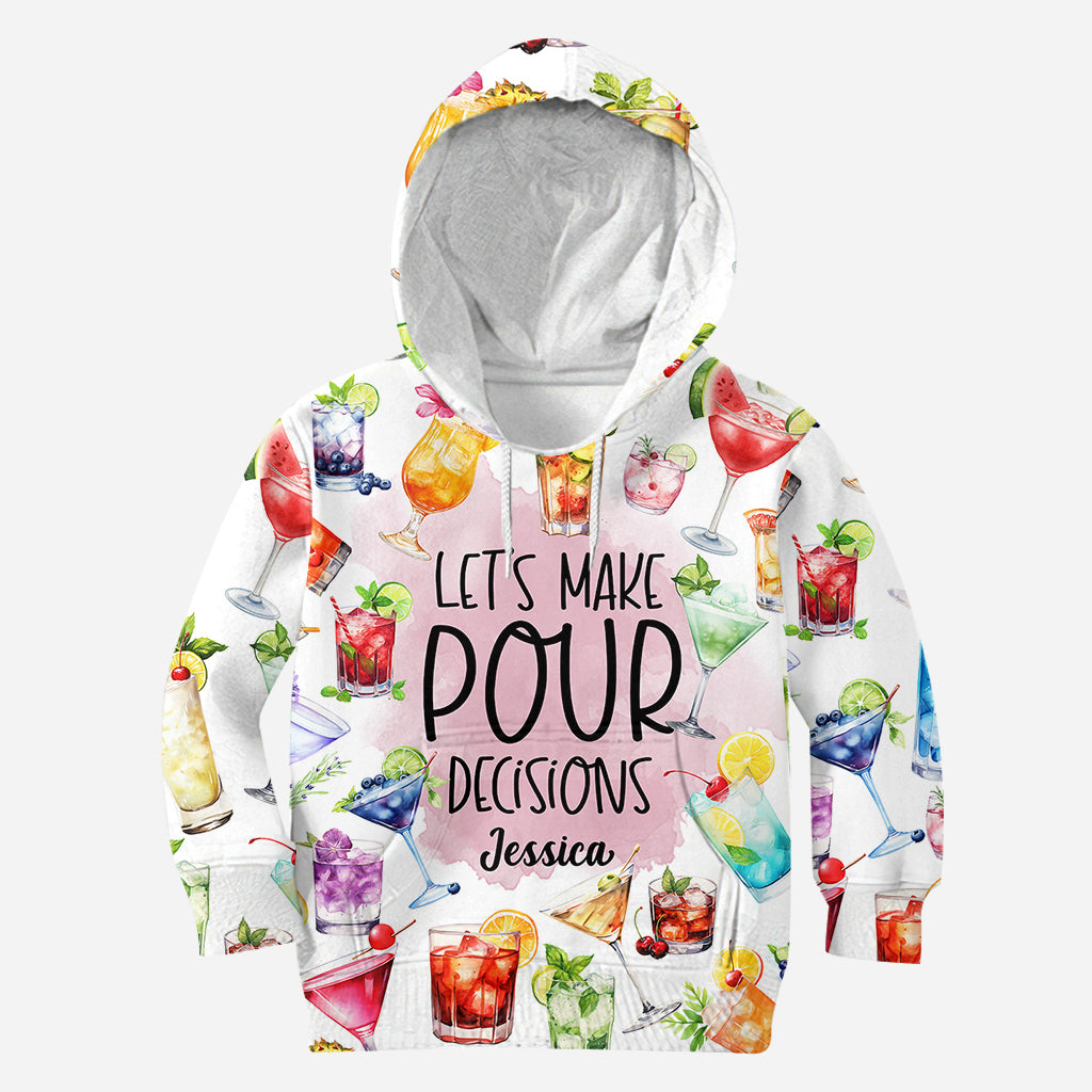 Let's Make Pour Decisions - Personalized Cocktail All Over Shirt