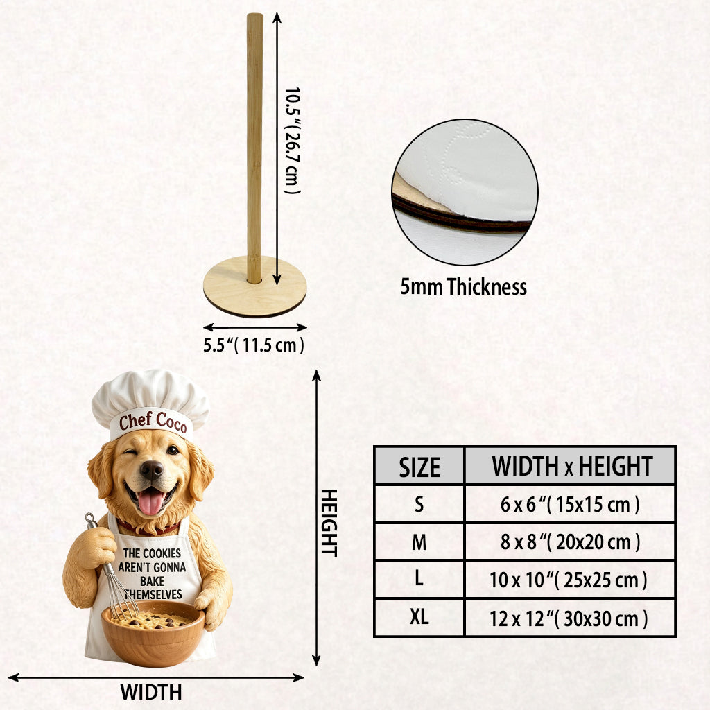 Little Helper - Personalized Dog Paper Towel Stand