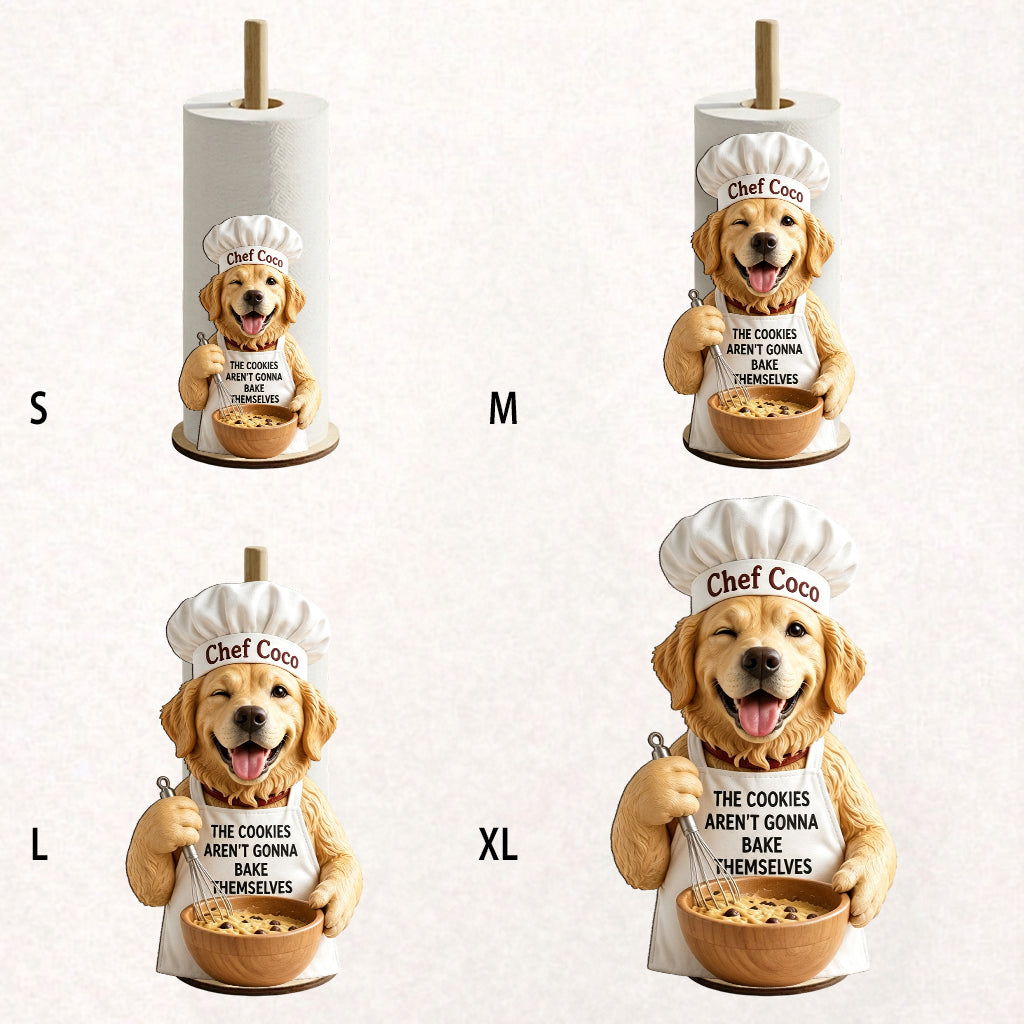 Little Helper - Personalized Dog Paper Towel Stand