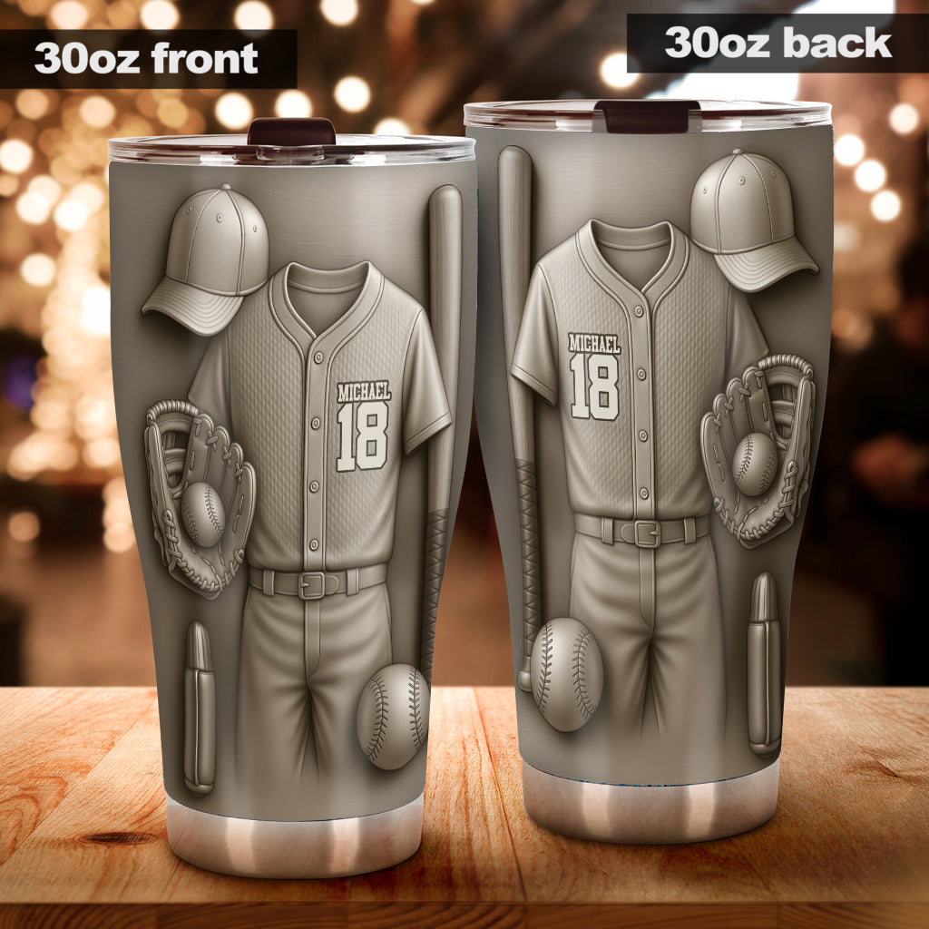 Baseball Is More Than A Game - Personalized Baseball Tumbler
