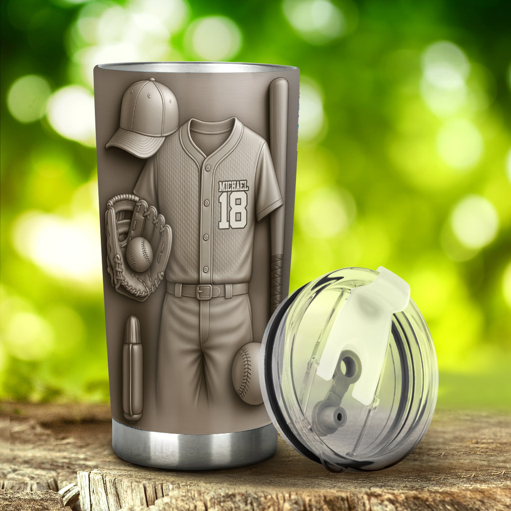 Baseball Is More Than A Game - Personalized Baseball Tumbler