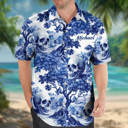 Skull Lover - Personalized Skull Hawaiian Shirt
