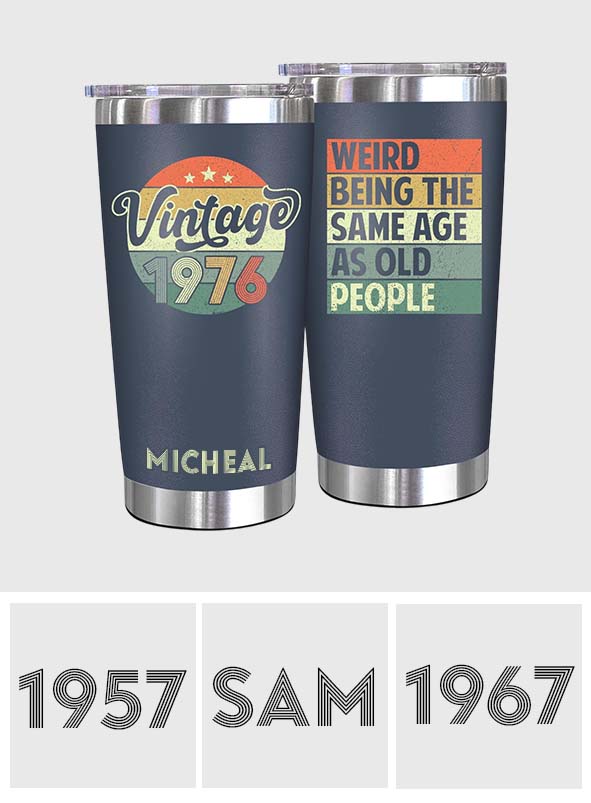 Happy Birthday - Personalized Birthday Tumbler