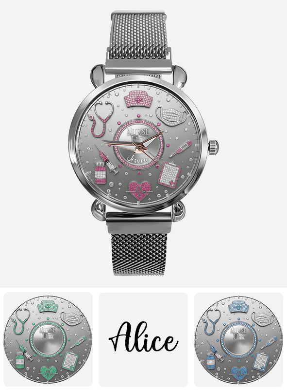 Love Nurse Life - Personalized Nurse Women Hand Watch