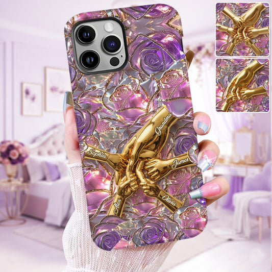 Holding Hands - Personalized Mother Full Print Phone Case
