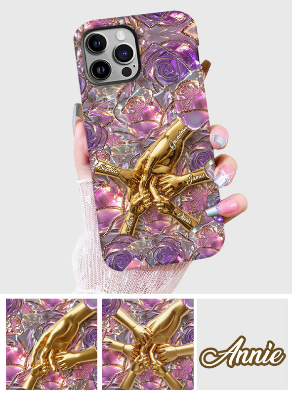 Holding Hands - Personalized Mother Full Print Phone Case