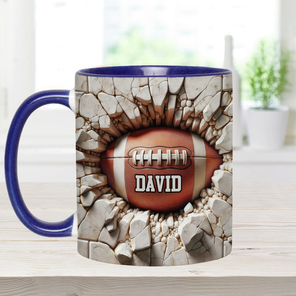 Victory Sip - Personalized Football Accent Mug