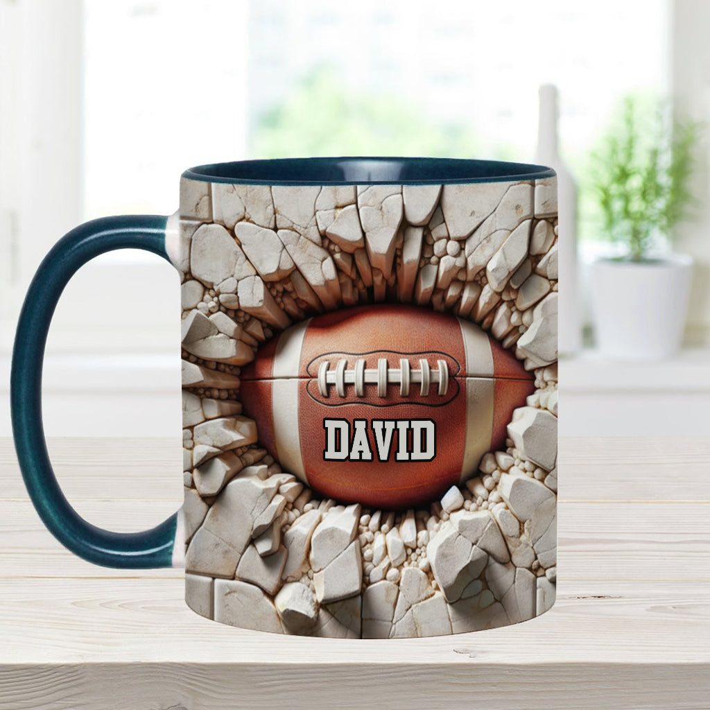 Victory Sip - Personalized Football Accent Mug