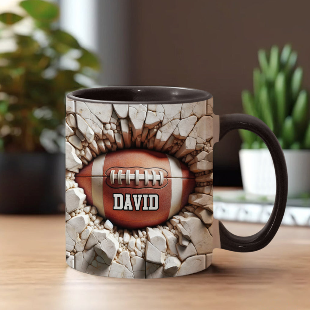 Victory Sip - Personalized Football Accent Mug