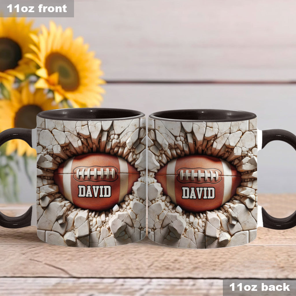 Victory Sip - Personalized Football Accent Mug