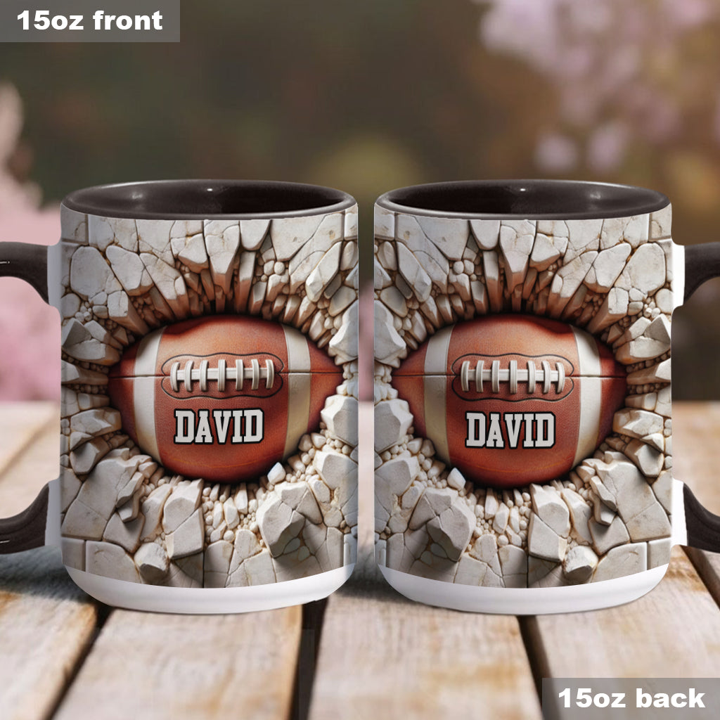 Victory Sip - Personalized Football Accent Mug