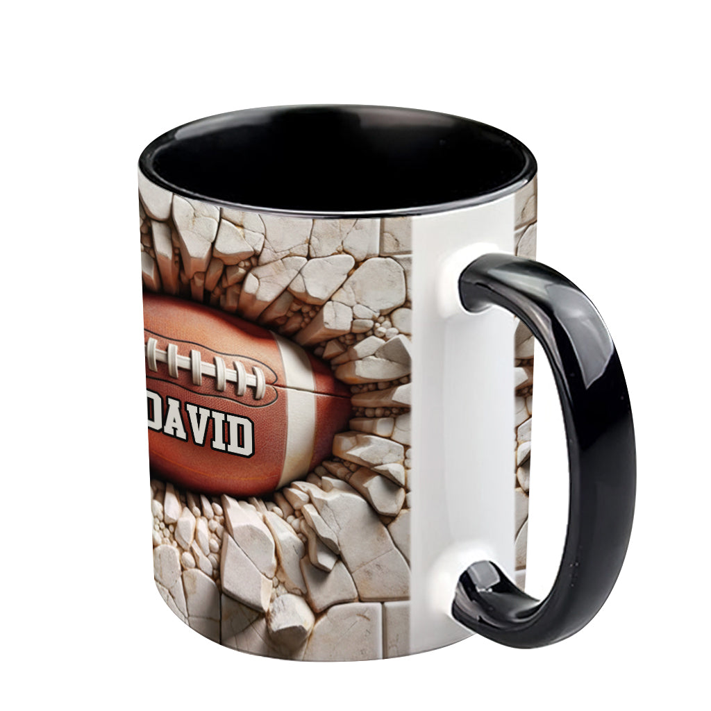 Victory Sip - Personalized Football Accent Mug