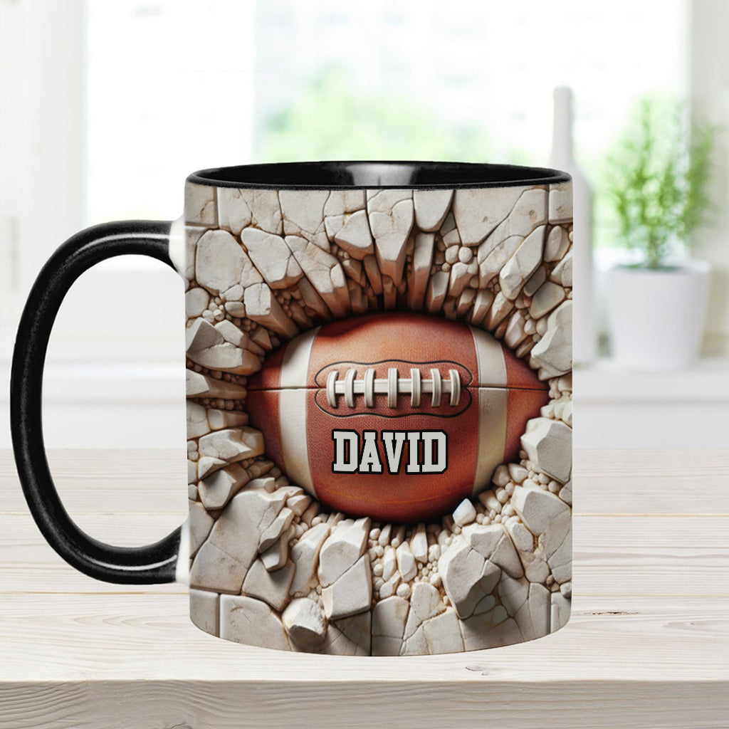 Victory Sip - Personalized Football Accent Mug