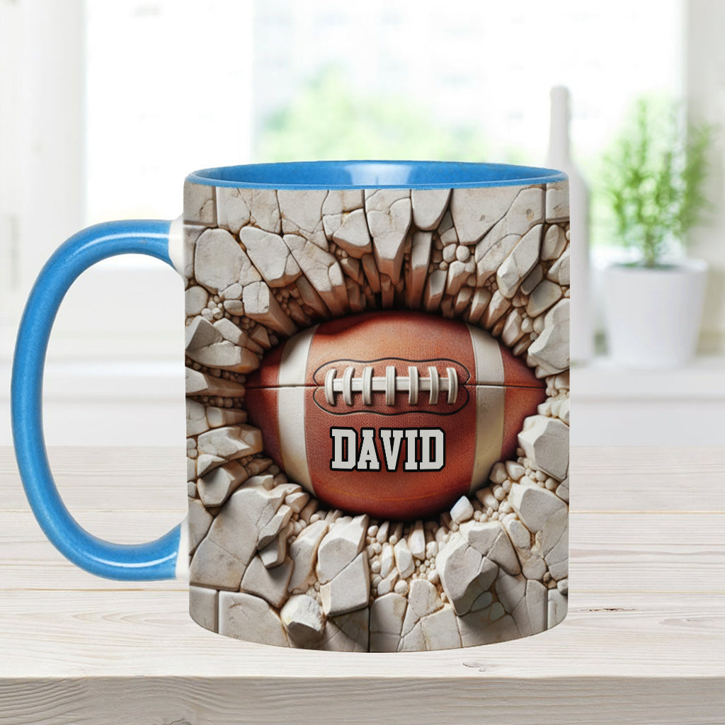 Victory Sip - Personalized Football Accent Mug
