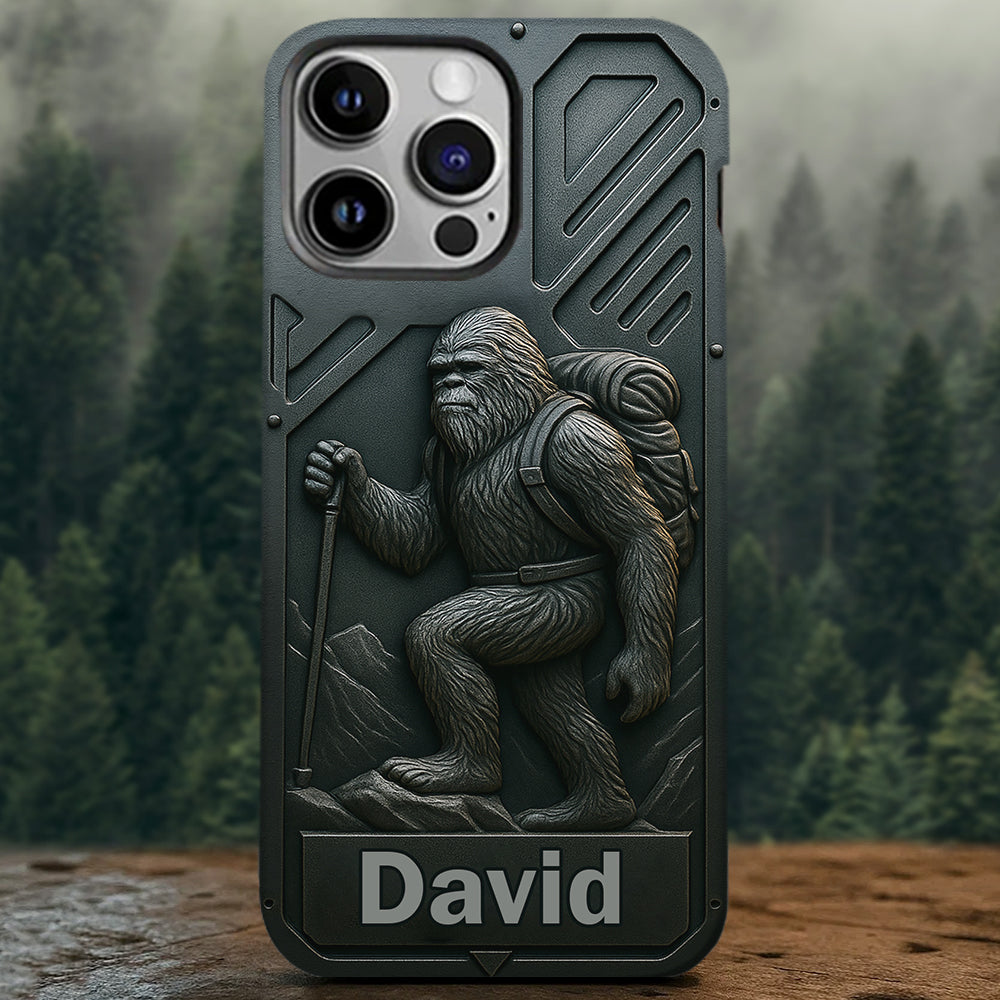 Sasquatch - Personalized Hiking Full Print Phone Case
