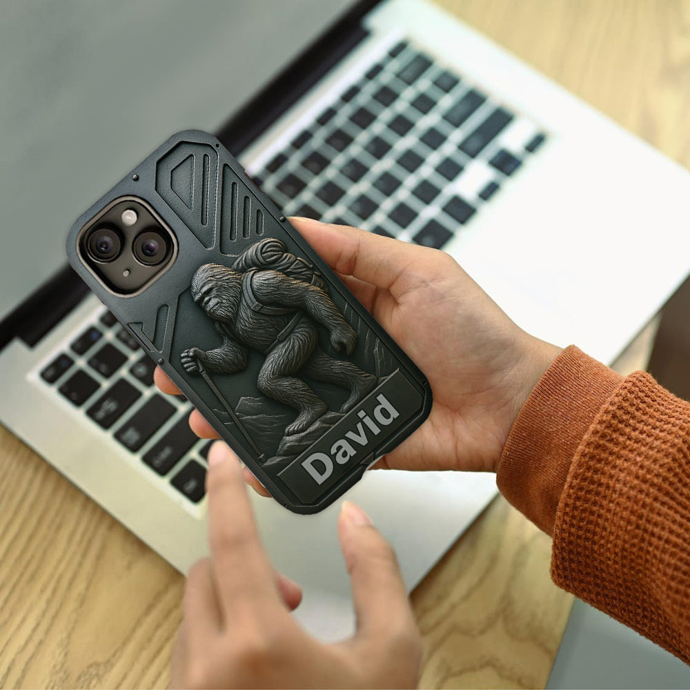 Sasquatch - Personalized Hiking Full Print Phone Case