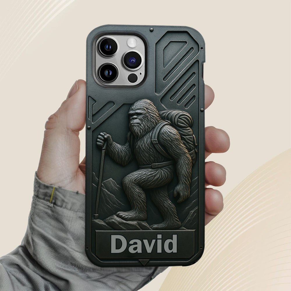Sasquatch - Personalized Hiking Full Print Phone Case