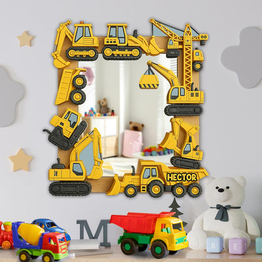 Dig & Discover Children's Gift - Personalized Kid Wall Hanging Mirror