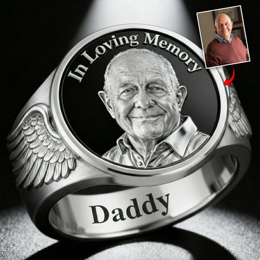 In Loving Memory - Personalized Memorial Signet Ring