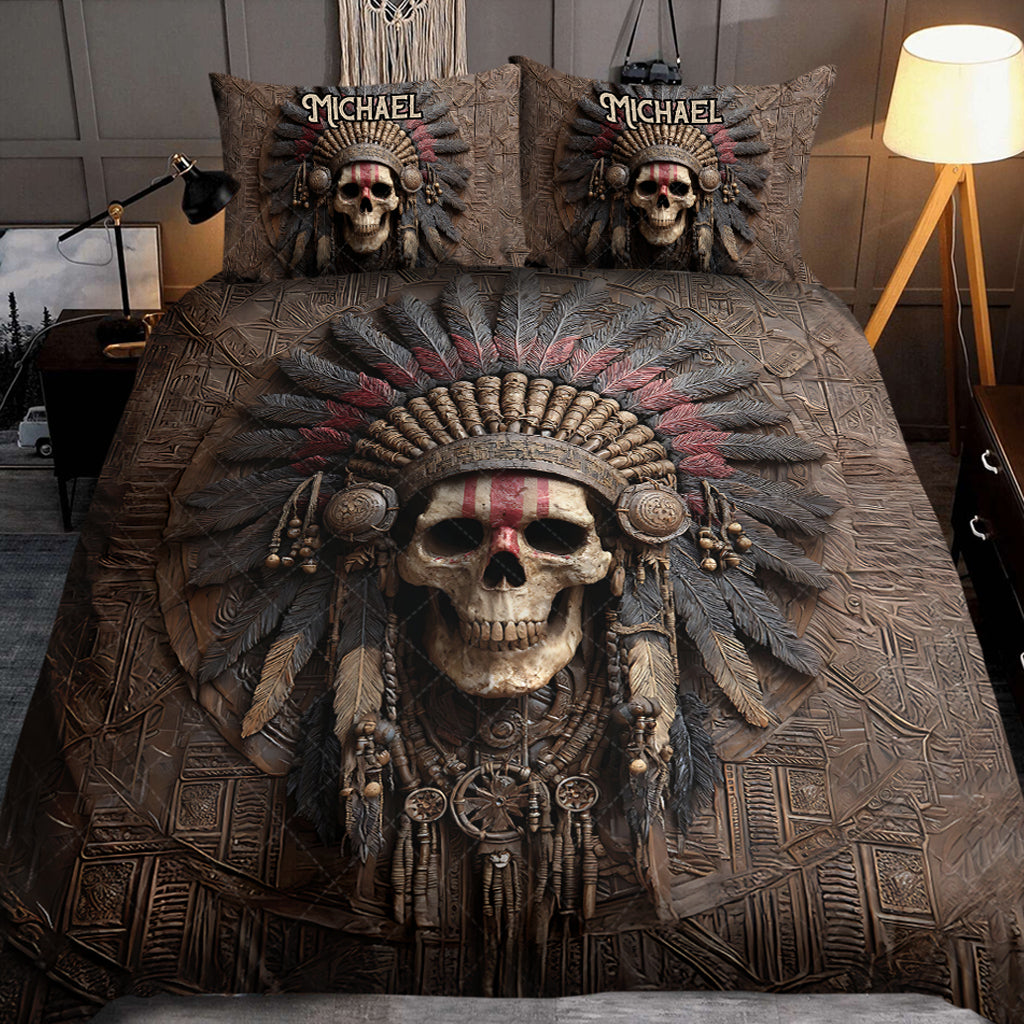 American Indian - Personalized American Indian Bedding Set