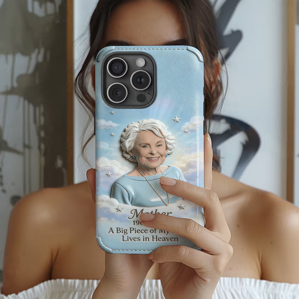 Custom Any Photo - A Big Piece Of My Heart - Personalized Memorial Full Print Phone Case