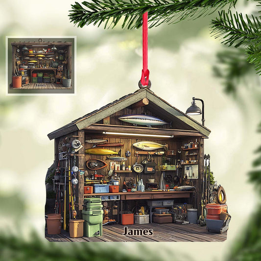 Fishing Equipment - Personalized Fishing Ornament