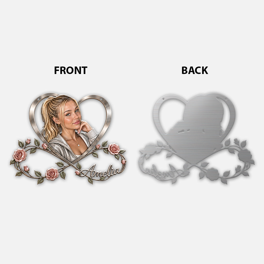 Birth Flower Gift For Loved Ones, Friends - Personalized Self Love 3D Printed Cut Metal Sign
