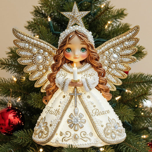 Angel Joy Hope Faith Peace - Christian Tree Topper