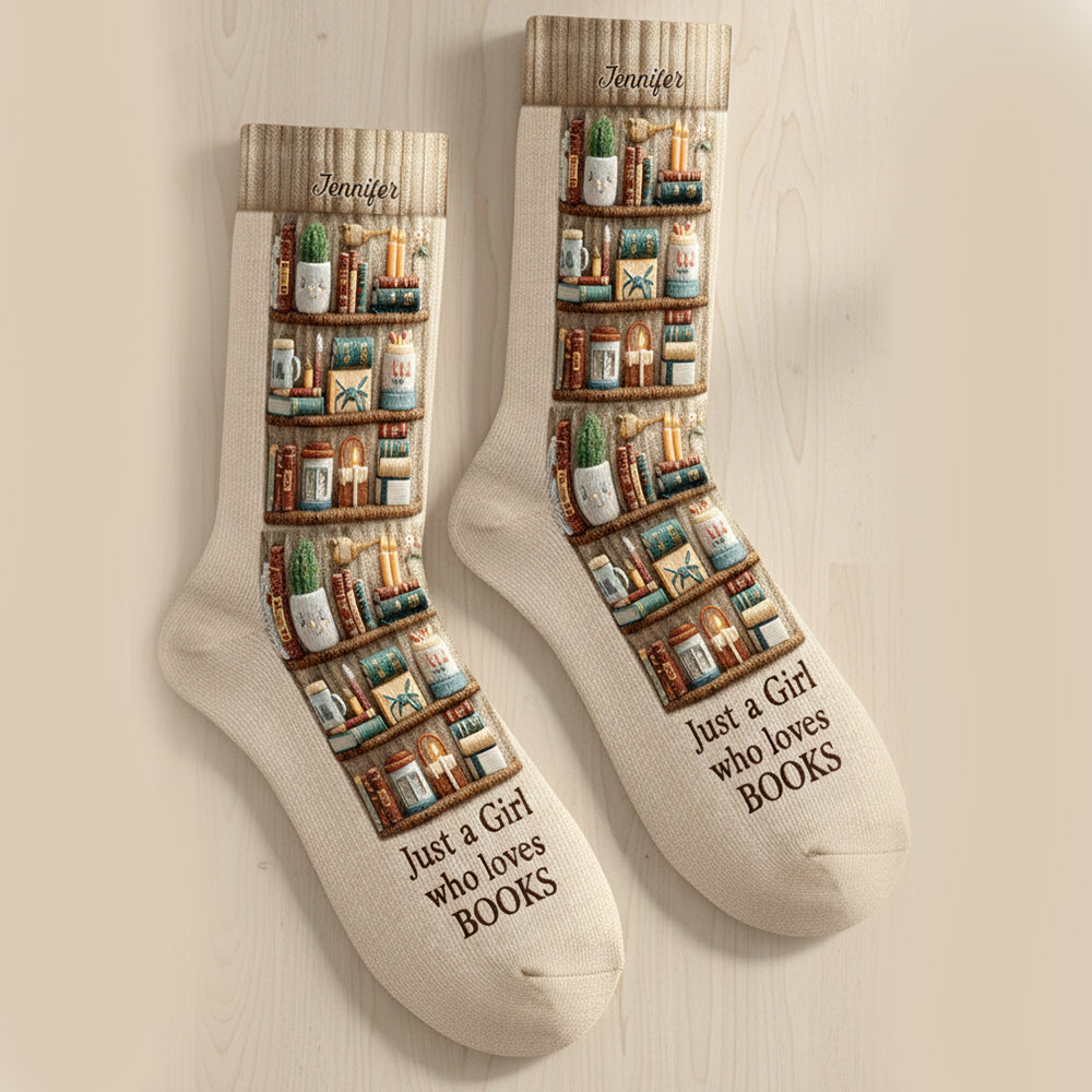 Love Reading - Personalized Book Socks