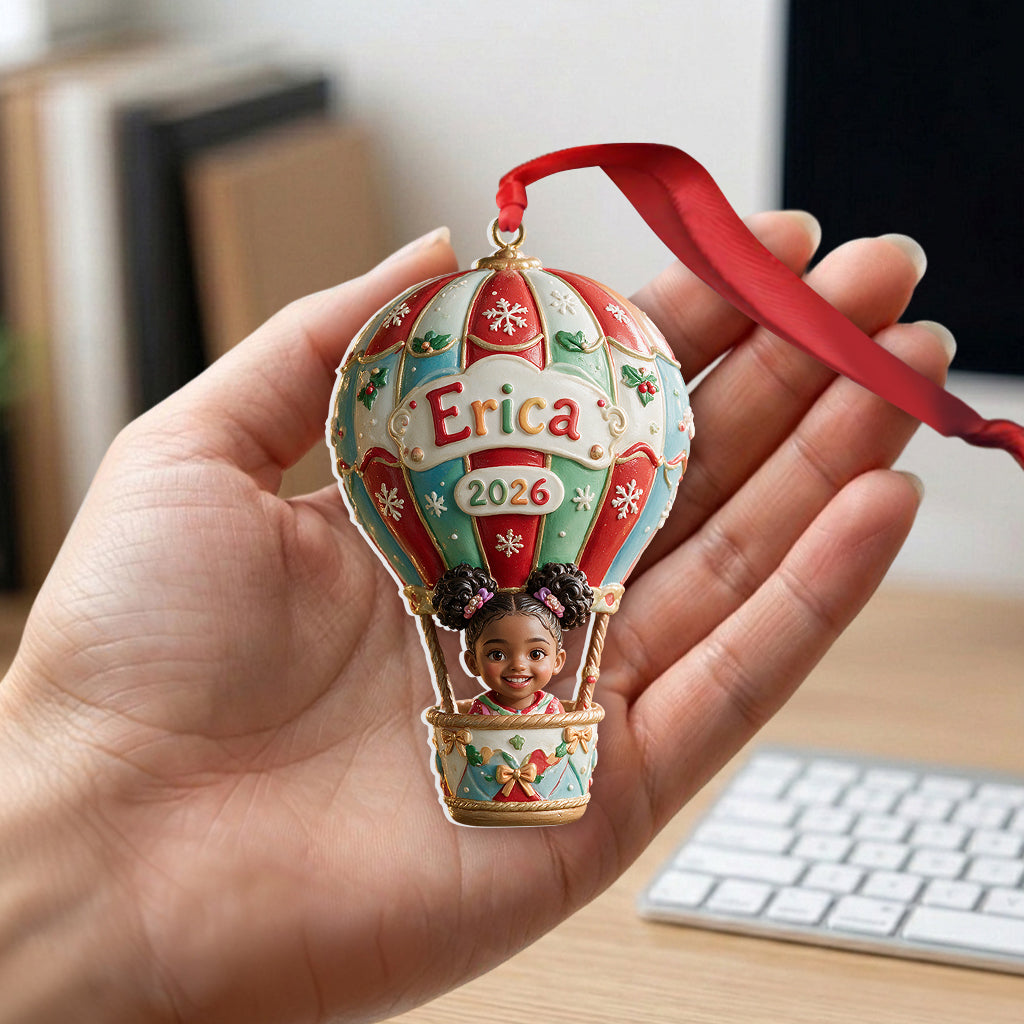 Up, Up & Away - Personalized Kid Premium 3D Ornament