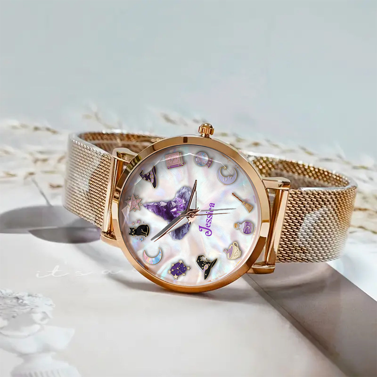 Sparkle Witch - Personalized Witch Women Hand Watch