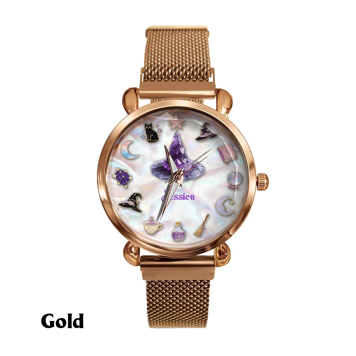 Sparkle Witch - Personalized Witch Women Hand Watch