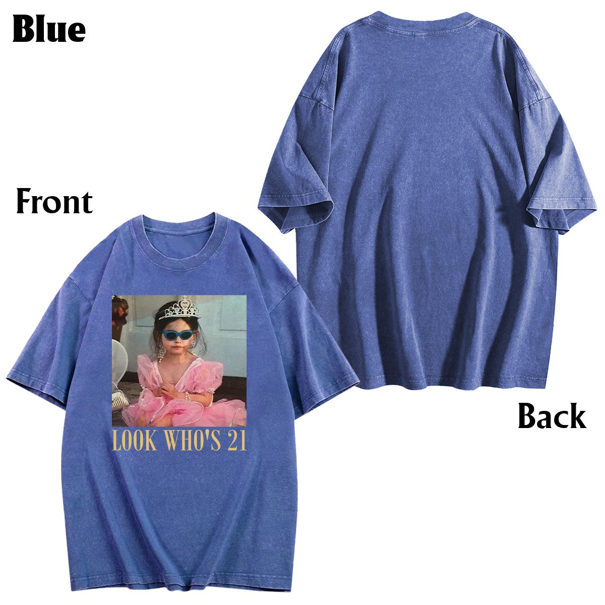 Happy Birthday - Personalized Birthday Wash T-Shirt