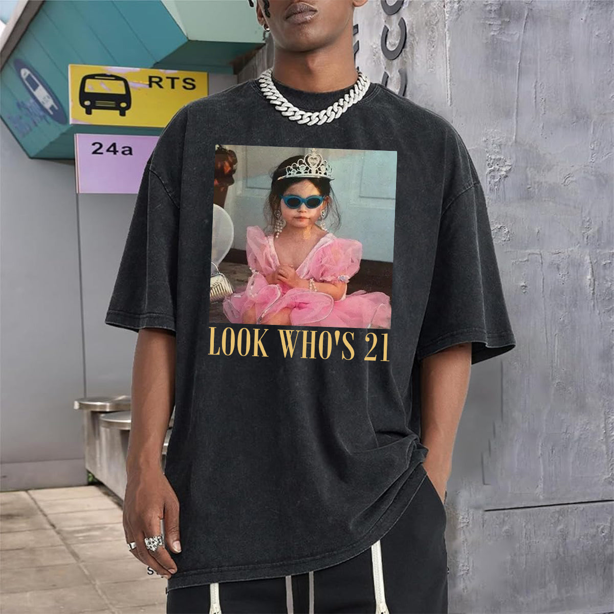 Happy Birthday - Personalized Birthday Wash T-Shirt