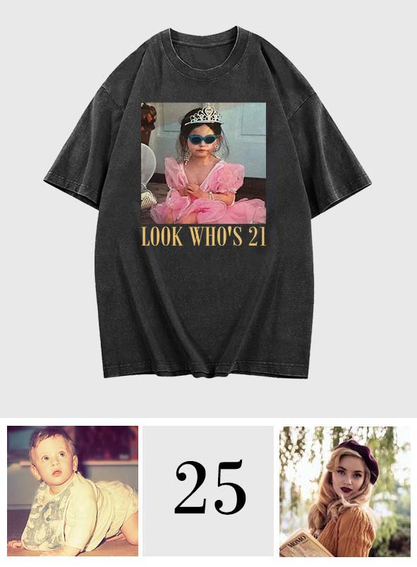Happy Birthday - Personalized Birthday Wash T-Shirt