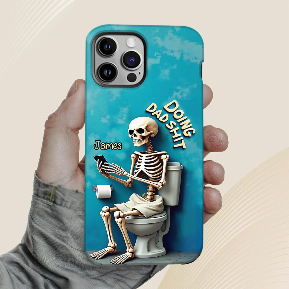 Doing Dad Shit - Personalized Father Full Print Phone Case