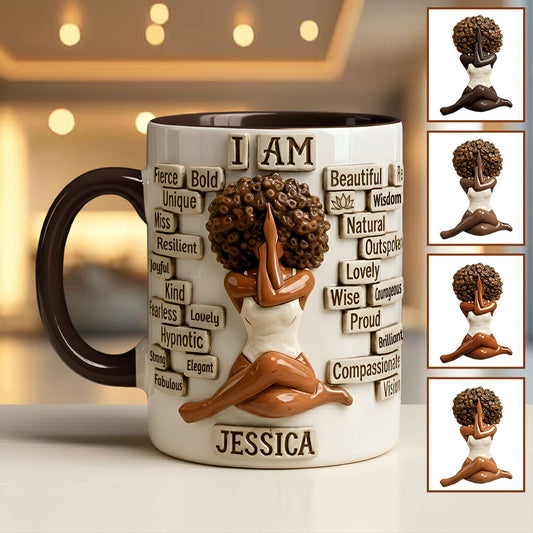 Proud To Be Black - Personalized African American Accent Mug