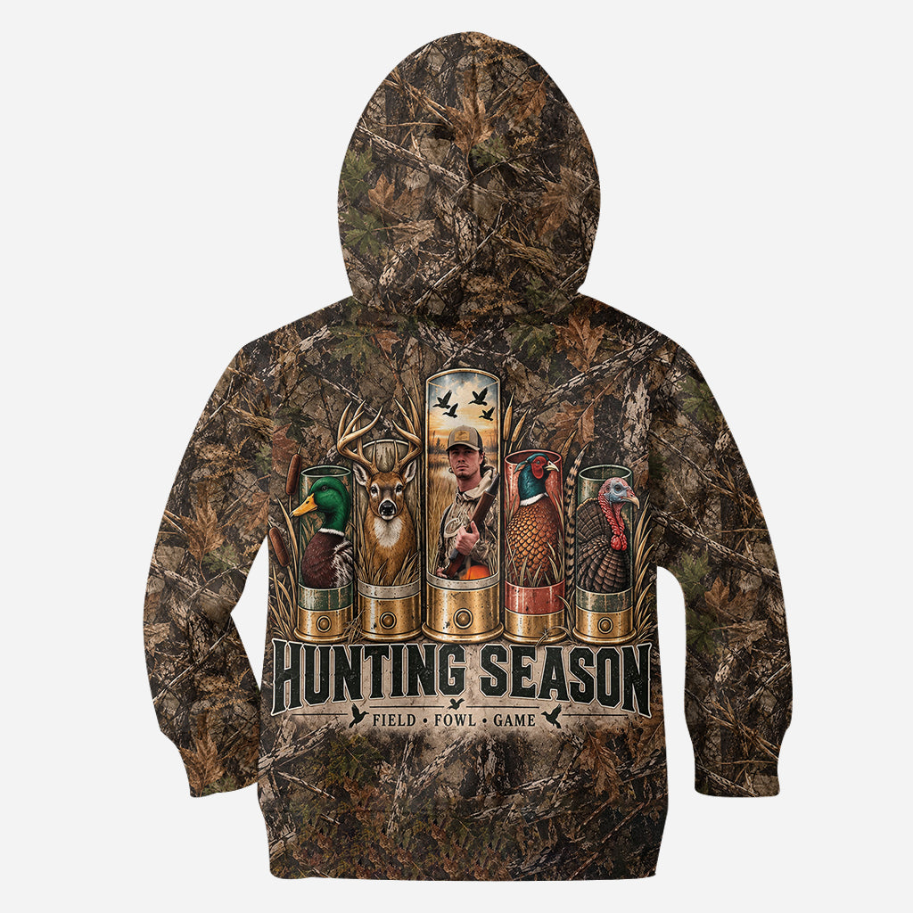 Hunting Season Camo Shirt/ Hoddie - Personalized Hunting All Over Shirt