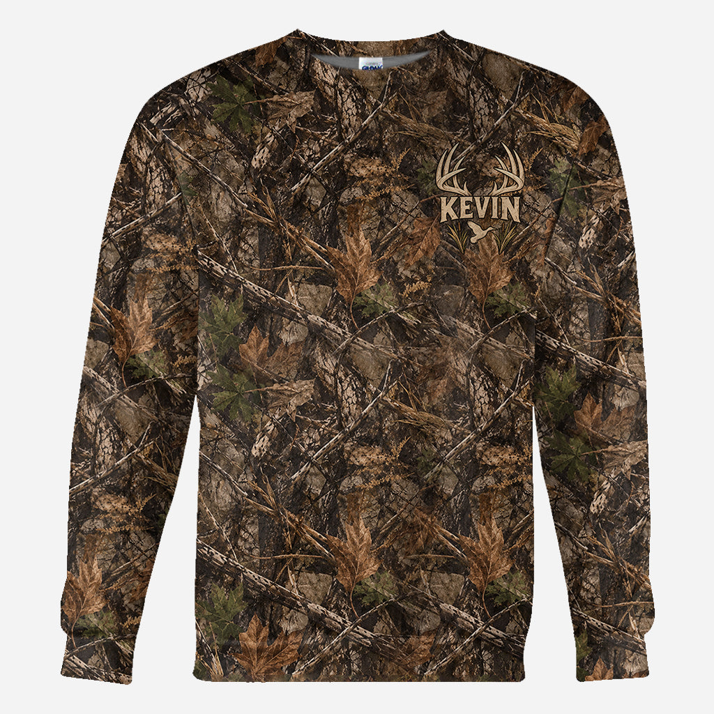 Hunting Season Camo Shirt/ Hoddie - Personalized Hunting All Over Shirt