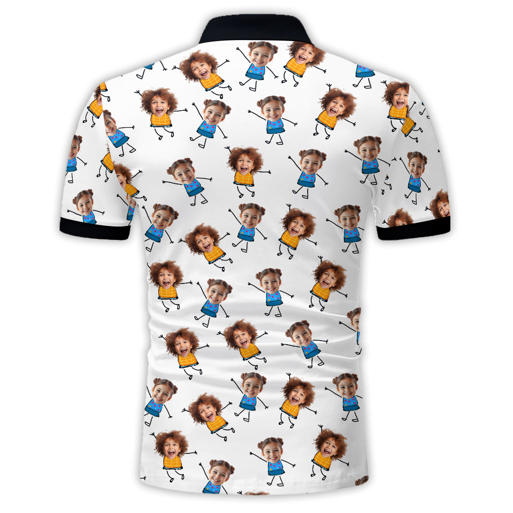 Papa/ Dad/ Father... Funny Shirt - Personalized Father Polo Shirt