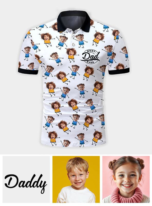 Papa/ Dad/ Father... Funny Shirt - Personalized Father Polo Shirt