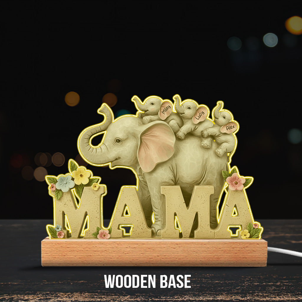 We Love You - Personalized Mother Custom Shaped Acrylic Plaque